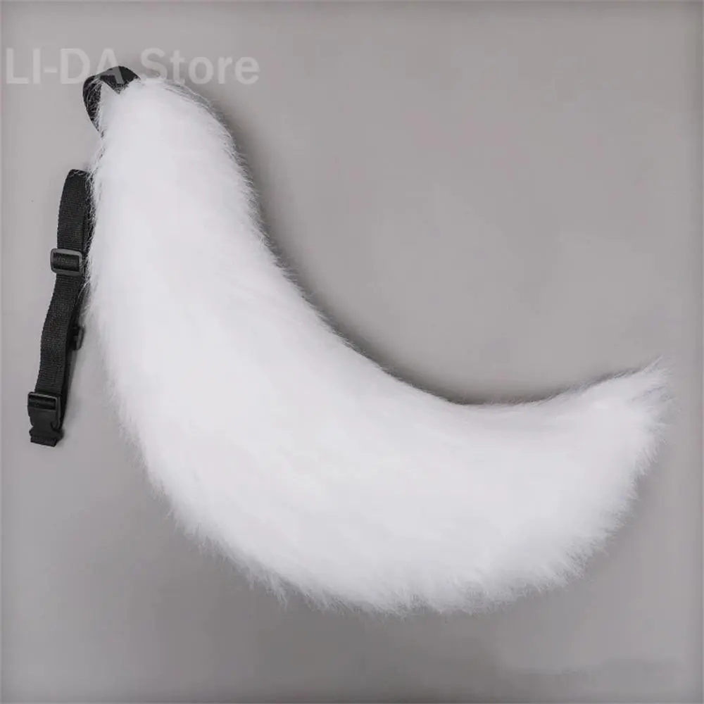 Anime COS Cat Fox Tails Plush Cosplay Big Tails Dog Furry Tail Role Play Party Props Fursuit Tail Halloween Costume Accessories