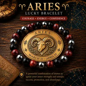 Zodiac Natural Stone Bracelet for Women Men Triple Protection Crystal Jewelry Authentic Tigers Eye Power Black Obsidian Shield Hematite Balance Alignment Tarnish Free Waterproof Horoscope Birthday Gift Manifestation Energy Healing Balancing Bracelet