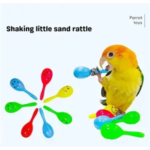 Shaking little sand rattle