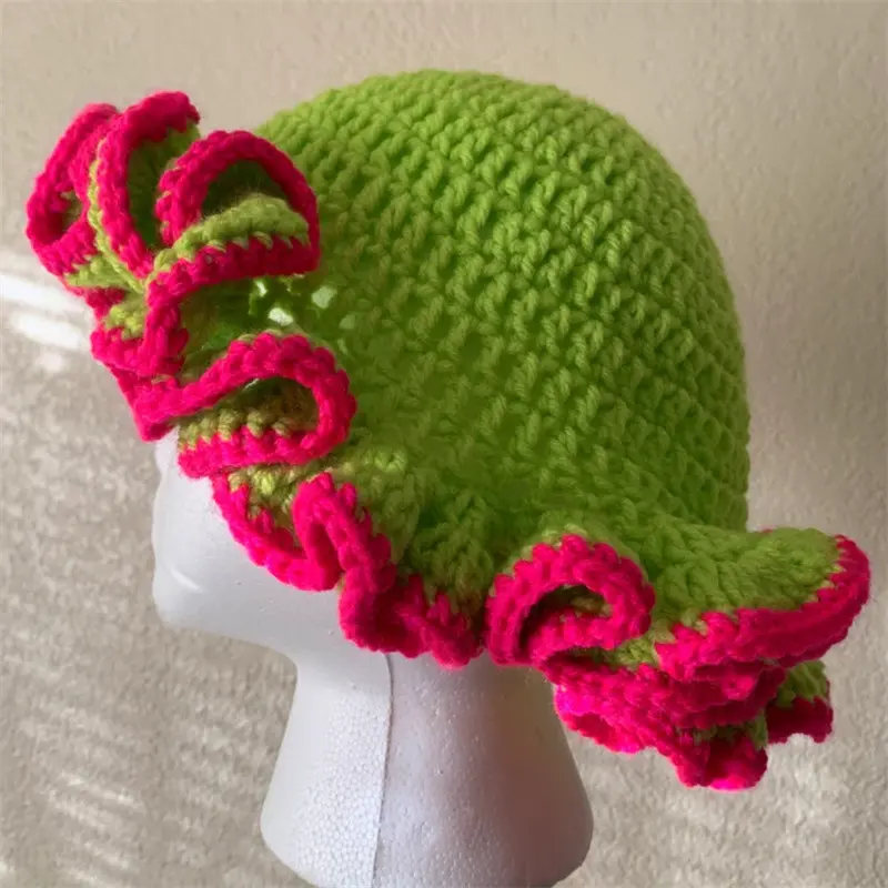 Fluorescent green+rose red edge [minimum