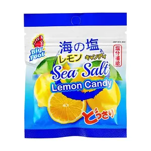 BIG FOOT Malaysian Sea Salt Lemon Candy 15g - Refreshing Throat Lozenges for Instant Relief