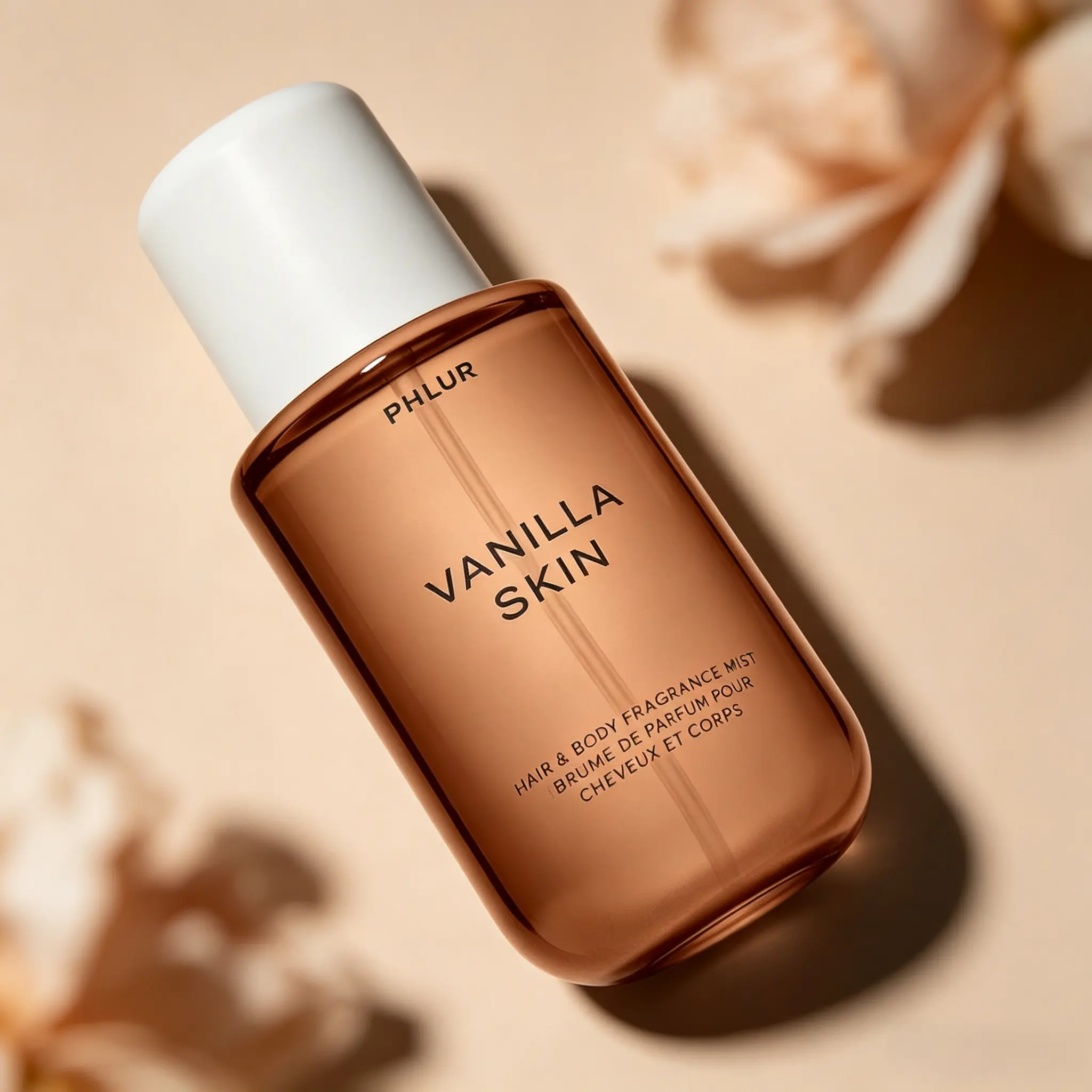 PHLUR Vanilla Skin Body Mist 8 Fl Oz 240ml – Long-Lasting Hair & Body Perfume Spray with Pink Pepper, Cashmere Wood & Sandalwood