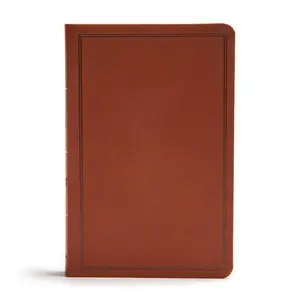 USED-CSB Deluxe Gift Bible, Brown Leathertouch by Csb Bibles by Holman (Imitation Leather)