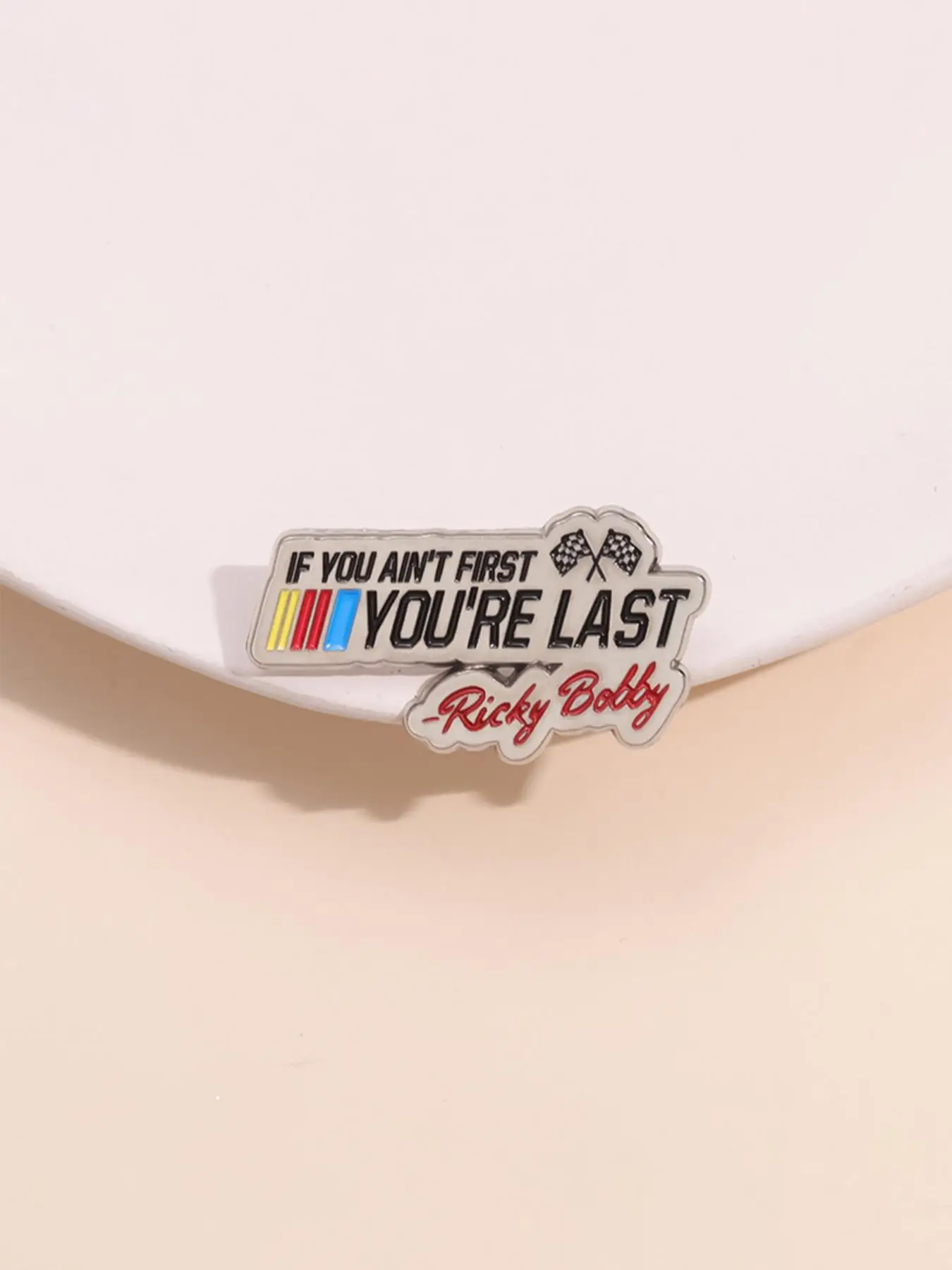 Cartoon Slogan Enameled Pin Brooch, Fashion Brooch for Party, Daily Clothing Decor, Trendy All-match & Exquisite Brooch for Birthday Gift