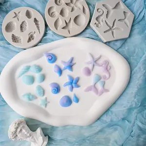 3pcs Mini Shell Series Silicone Molds, Mini Handmade Aromatherapy Candle DIY Making Molds, Aromatherapy Gypsum Making Silicone Molds, Very Suitable for Making Small Candles, Can be Used for. The mold is easy to demold, easy to clean, and can be reused.