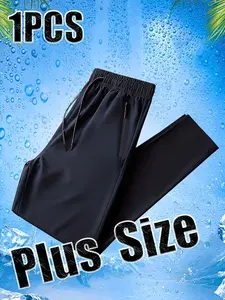 Men's Plus Size Running Pants, Activewear Pants, Jogging Sports Pants, Fitness Pants, Comfortable Soft Fabric, All-Season Wear, Ideal for Sports, Outdoor Activities, Daily Use, Gift Option