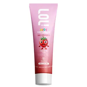 LOL Fluoride Free  Toothpaste Kids (Strawberry) nonfluoride whitening probiotic oral probiotics Ultra SP8 Toothpaste Niacinamide Probiotics Toothpaste Teeth Whitening Toothpaste
