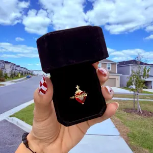 Sacred Heart of Jesus Ring Gold-Plated ADJUSTABLE