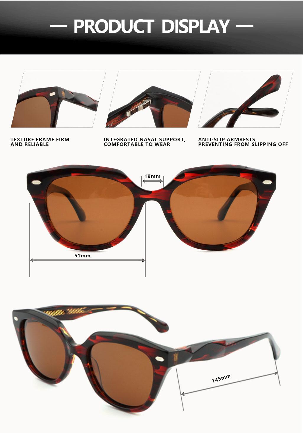 Alloio New cat-eye glasses, stylish and cool. Ideal for driving and daily outings, unisex design, perfect choice for everyone