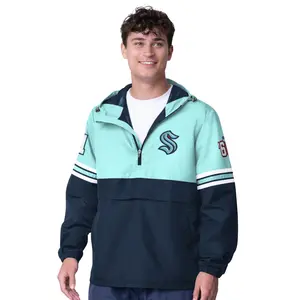 Seattle Kraken Batter Up Hooded Half Zip