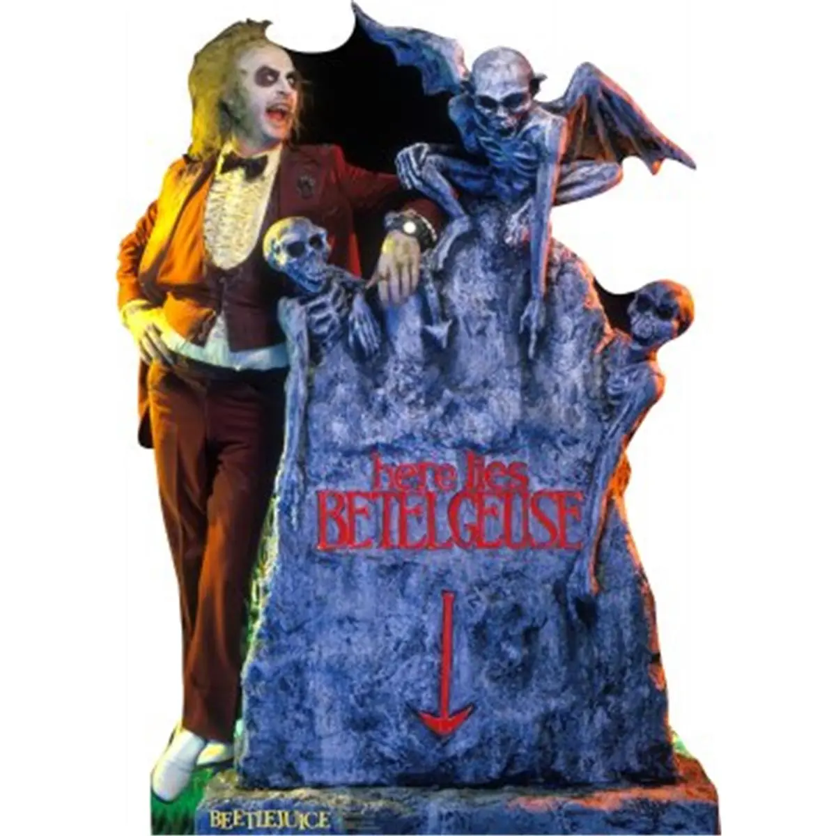 212 MAIN Advanced Graphics Beetlejuice Here Lies Betelgeuse Large-Size Front Cardboard Cutout - Easel-Included Home Decor, Room Decor, Standup Display Gift for Home Supplies, Decorating