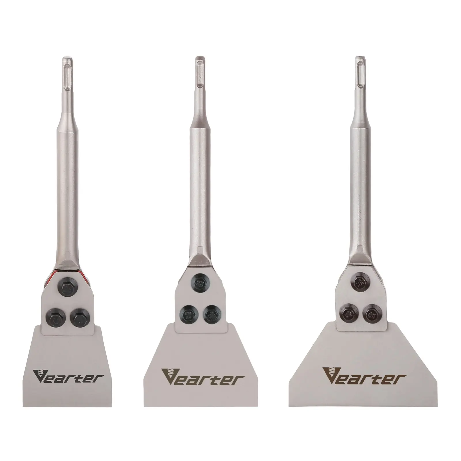 Vearter SDS Plus Floor Scraper Replaceable Blade for Electric Hammer Drill, 40CrMo Chisel Drill Bit for Tile Brick Concrete Removal & Thinset Scaling, Blade Replacement, Masonry Drill Bit, Tool Accessories