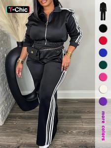 women's tracksuit set, casual long sleeve zip up jacket & pants set for spring & fall, women's clothes for daily wear, workout sportswear, athletic tracksuit set
