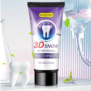 ROZINO 3D Snow Toothpaste - Advanced Oral Care for a Radiant Smile 60g/2.116oz by Brushing for Daily Hygiene