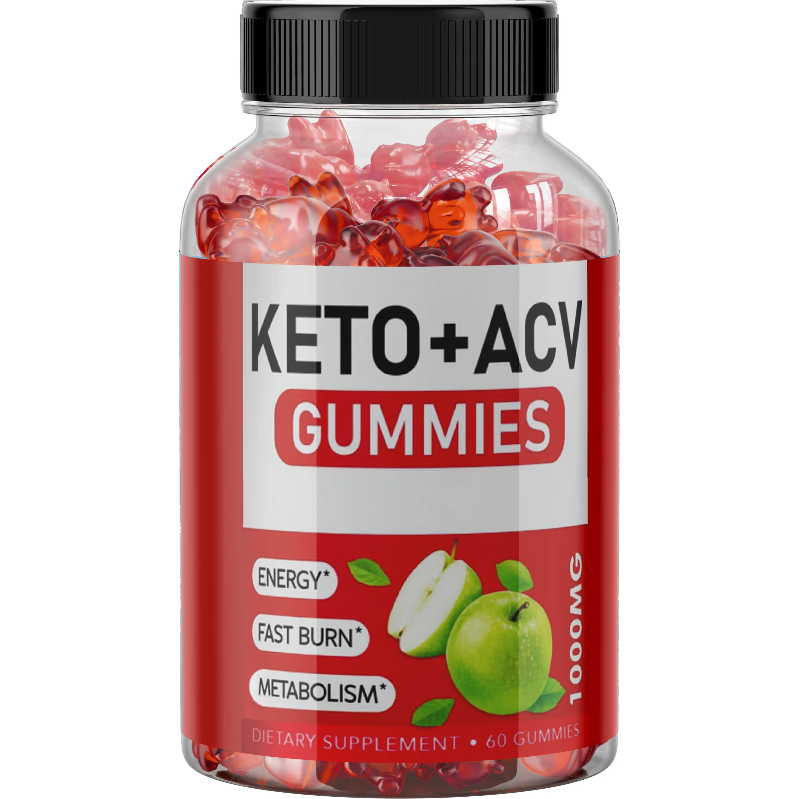 Keto ACV Gummies Advanced, with Apple Cider Keto Supplements, Gluten-Free, Made in USA Fitness Dietary Vitamin for Men & Women Edible Healthcare