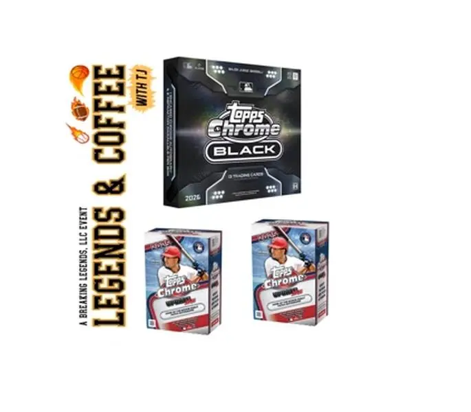 BRN - 71273 - (3) BOX PYT- (1) 2026 Chrome Black Box & (3) 2025 TOPPS CHROME UPDATE BLASTER!
