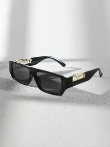 Women's PC Vintage Punk Style Glasses, Leopard Leg Decor, Fashionable Streetwear Hip-Hop Eyewear, Unisex All Seasons, Stylish Glasses, Casual Stylish Glasses