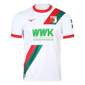 Augsburg 2025/26 Home and Away Full Set Soccer Kit, Bundesliga Premium Fabric Match Style Set W