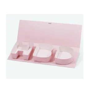 HBD Empty Happy Birthday Letter DIY Box for Snack, Flowers, Money and Dessert Presentation