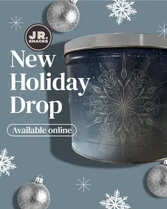 JR. Snacks Holiday 2 Gallon Tins