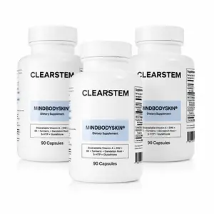 Clearstem Hormonal Acne Supplement with DIM, B5, Turmeric - 90 Capsules for Clear Skin, Hormone Balance by Clearstem Healthcare, Natural Dietary Wellness Supplement