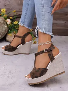 Women's New Fish Mouth High Heel Wedge Sandals, Waterproof Thick Sole, Fashionable Trendy, Sizes 40-43, Suitable for All Occasions