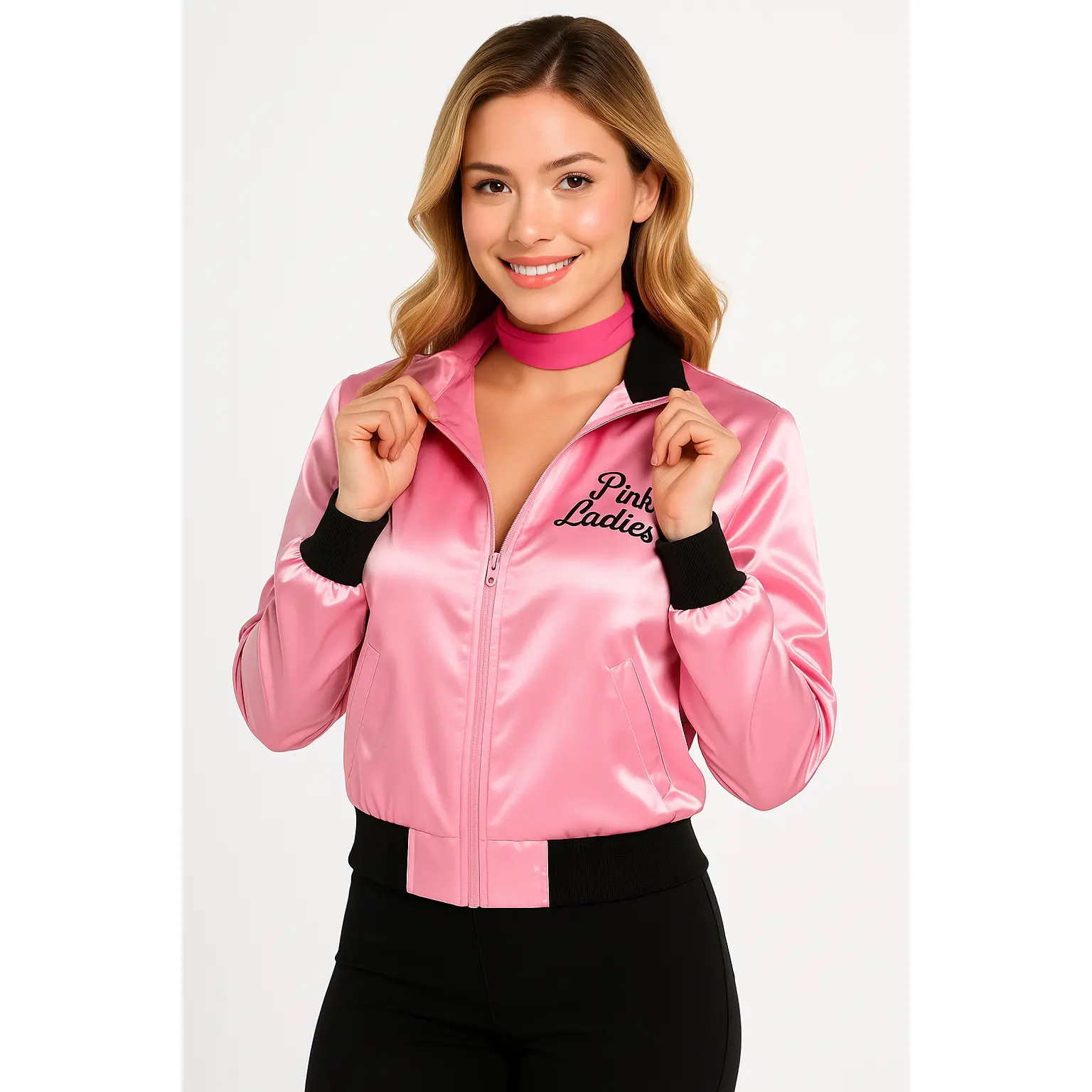 Pink Ladies Jacket - Grease Costume Accessory