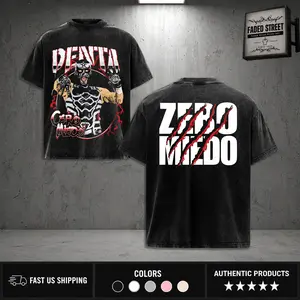 PENTA CERO MIEDO Vintage Wrestling Tee WWE TNA ECW Graphic Shirt – Charismatic Enigma Retro Washed Black Tee – Wrestling Streetwear Gift for Fans