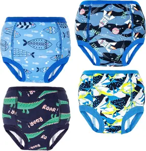 Training Underwear Absorbent Cotton Potty Training Pants for Boys and Girls 2–9 Years