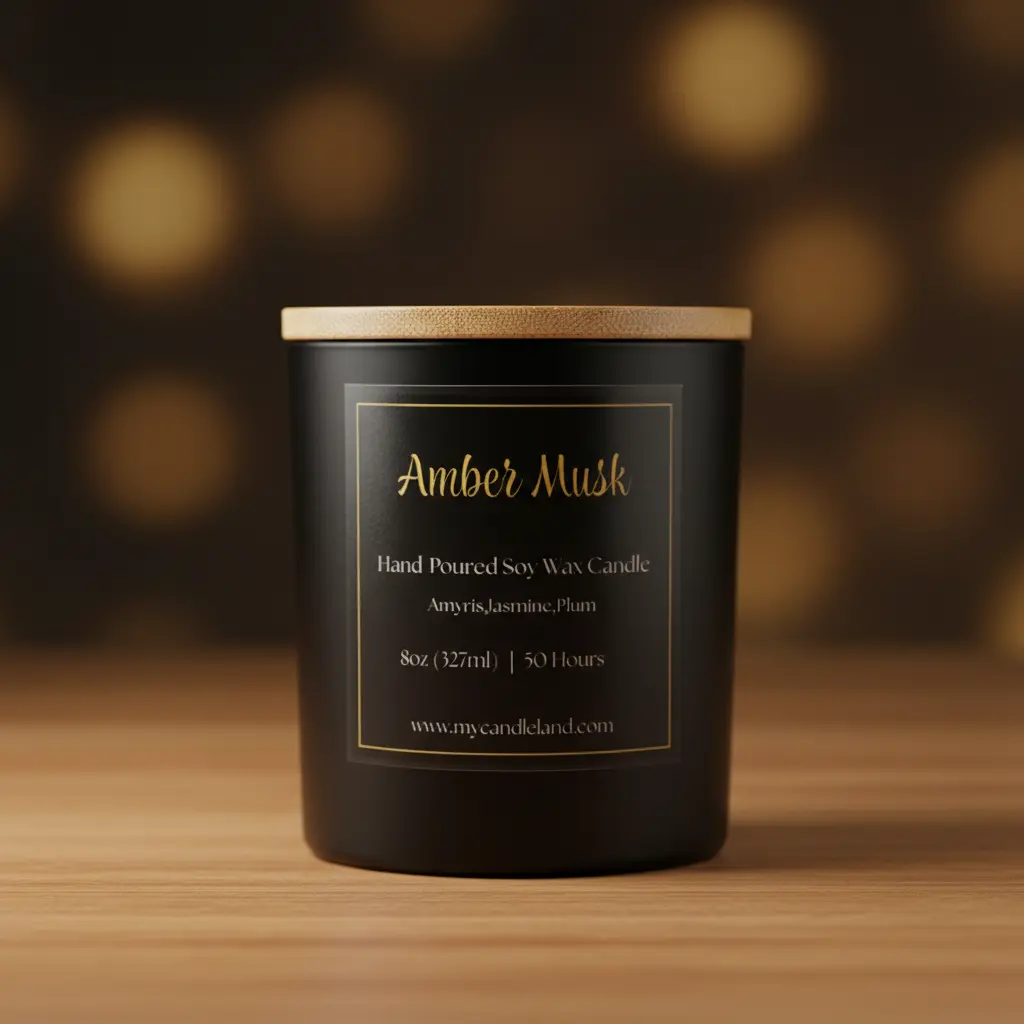 Amber Musk Candle