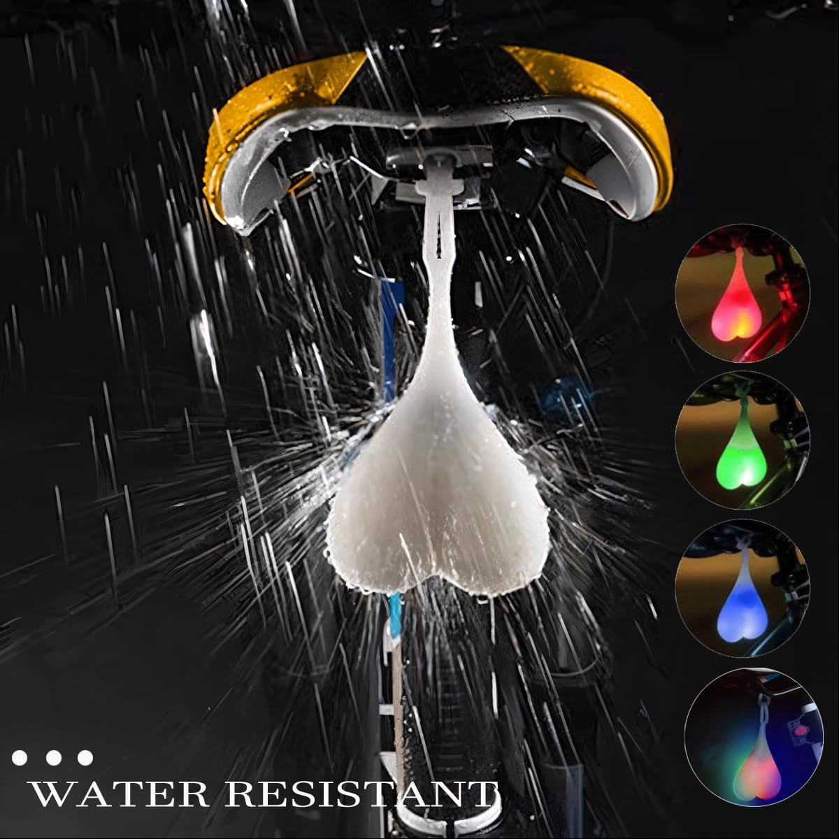 LED Bike Taillight Super Bright Waterproof Bicycle Rear Light 3 Modes Safety Warning Light Night Riding Essential Reflector MTB Road Bike Accessories for Men Women Kids Portable Easy Install Cycling Seat Back Safety Lamp