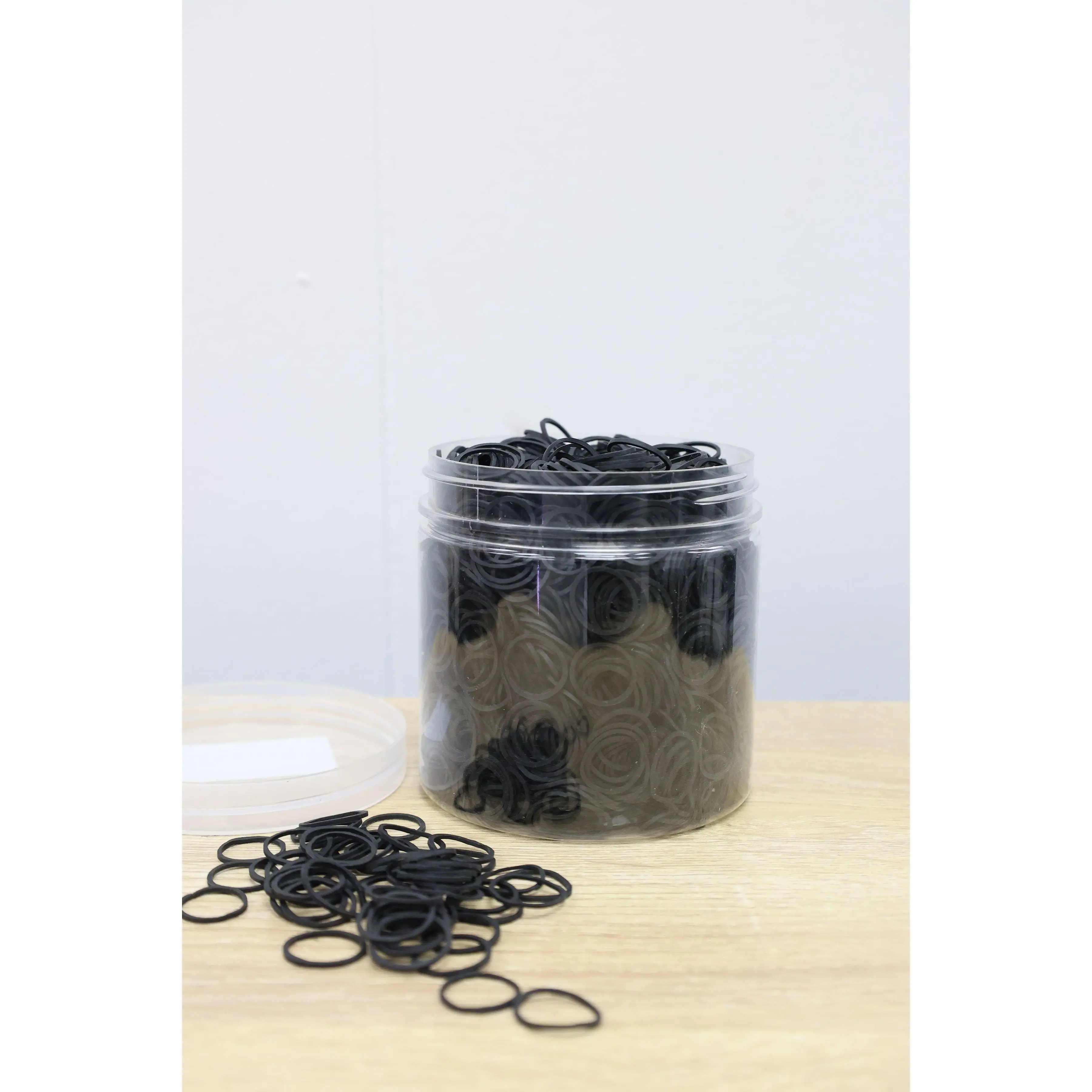 Small Black Rubber Bands – For Locs, Braids & Natural Hair Styling