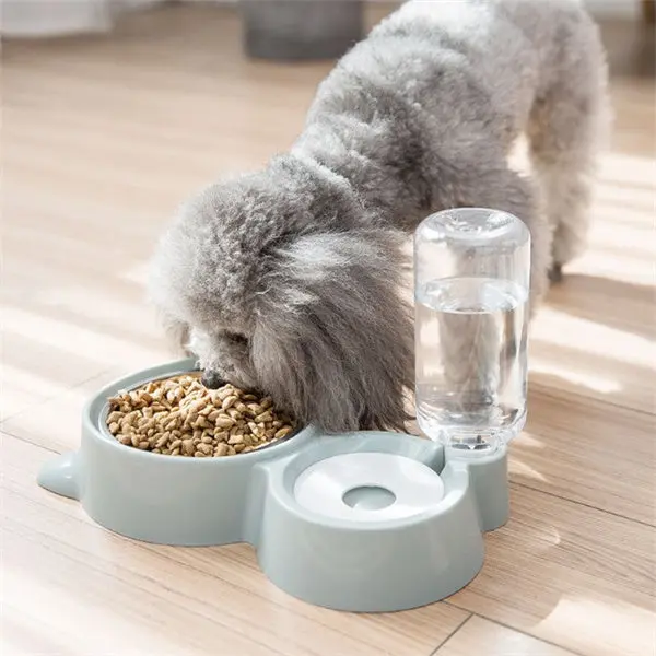 Automatic Water Refill Pet Bowl – Stainless Steel & Plastic for Dogs & Cats