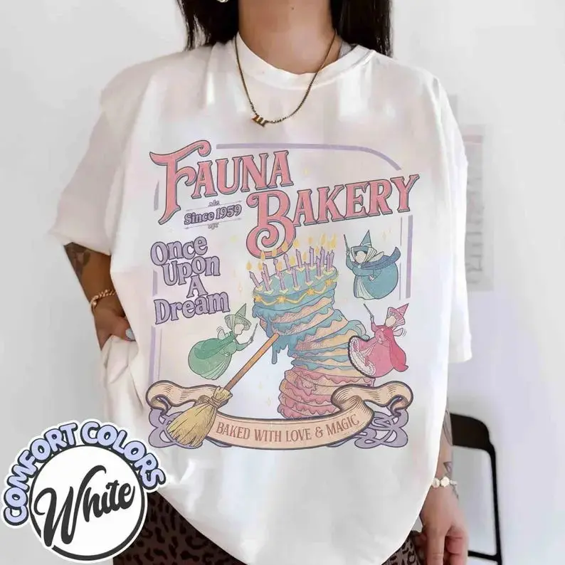 Cottagecore Fairy Godmother Baking Shirt Retro Princess Cake Tee Whimsical Magic Baker Comfort Colors