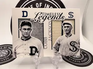 Ty Cobb & Shoeless Joe Jackson Dual Patch Card – Limited Edition