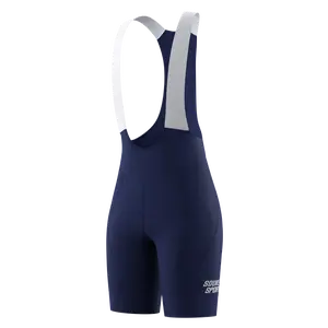 Unisex Padded Cycling Bib Shorts BS1606 -Navy