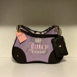 Juicy Couture Shoulder Bag - Lavender, Chocolate, Dreamy Design