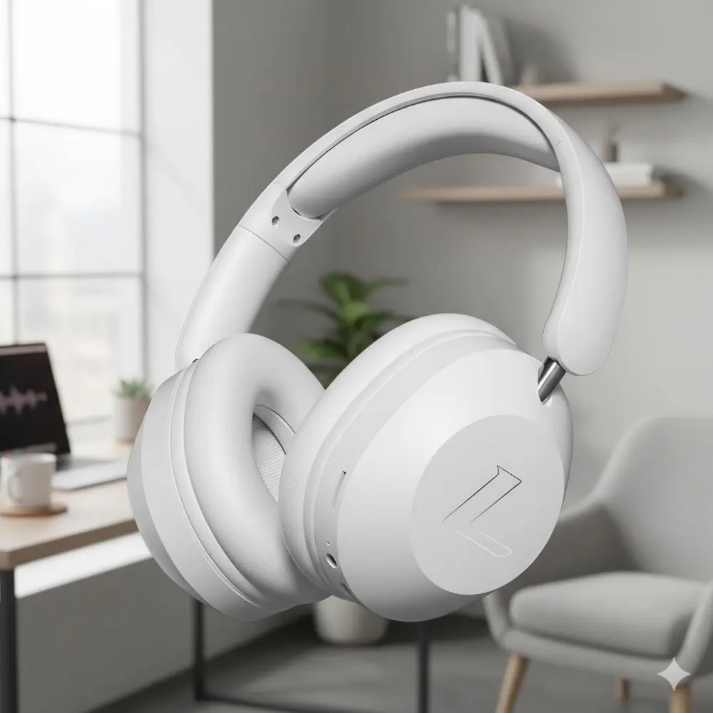 Wireless Over-Ear High Quality Headphones Bluetooth 5.3 Dual Pairing 40mm Drivers Hi-Fi Stereo Deep Bass 20H Playtime Memory Foam Earpads Low Latency Gaming Music Calls Multipoint Compatible Wireless Chargeable Headphones Stereo Sound Headphone