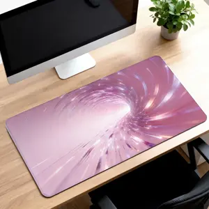 LIVEKEY Galaxy Glow Large Gaming Mouse Pad Desk Mat - 31.5"x15.75"  Non Slip Base  Stitched Edges  Pink Purple Aesthetic  PC Setup Accessories for Gaming & Work  Non Slip Mousepad  Gaming Mouse Pads