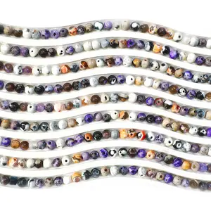 L1334]Crystal Orca Agate DIY Beads DIY Charms Set