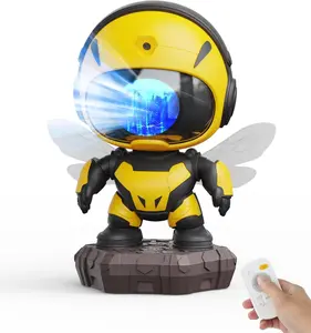 Galaxy Projector — Bee-Shaped Night Light | Projection Lamp (with Timer & Remote Control) | Ambient Decor Light for Bedrooms & Game Rooms | Flowing Nebula & Starry Sky Ceiling Projection | Suitable for All Ages