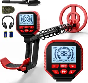 2026 Latest Metal Detector for Adults, Professional Waterproof & Adjustable Stem, Higher Accuracy Gold Detector with LCD, Advanced DSP Chip, 2.26 Pounds Lightweight Suitable for Beach and Backyard