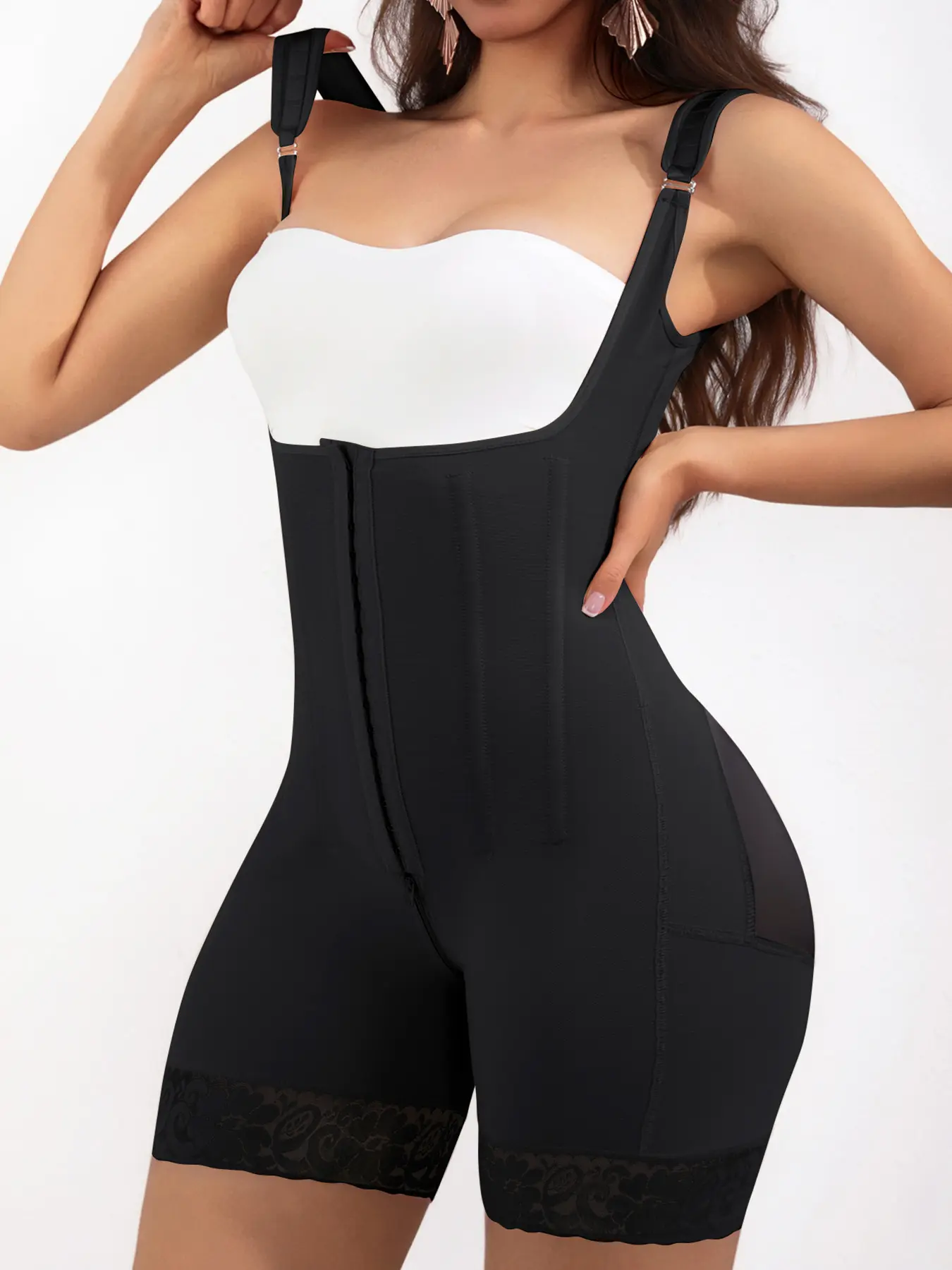 Full Leg Shapewear Bodysuit, Sculpt Hourglass Figure, Plus Size Design for All Body Types, Enhances Curves, Comfortable Fit