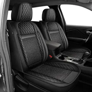 Premium Universal Car Seat Covers,Leather WaterproofEasy Installation for Most 2/5-Seat Cars, SUVs, Trucks, andVans ,Universal For Ford/Chevy/Nissan/Hyundai/Toyota/Kia/Honda/CadillacDodge/eep/vW/Mazda/Acura
