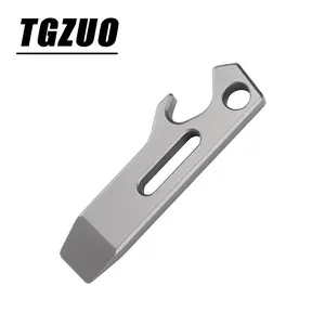 Multifunctional Keychain Accessories, Titanium Alloy Edc Tool, Outdoor Mini Pry Bar, Durable and Portable Design