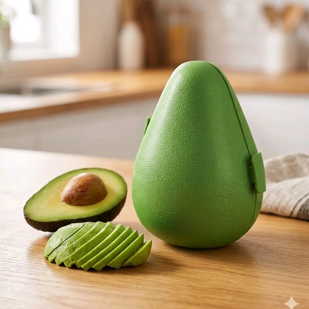 avocado-shaped container avocado-shaped container
