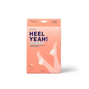 Foot Mask | Spa Life | Heel Yeah! Repairing Heel Mask | 3-Pack