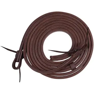 Billy Royal Oiled Hermann Oak Double and Stitched Leather Split Reins