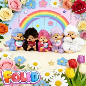 Adorable Doll Decoration Pendants, Adjustable Plush Toys, Perfect Home Decor Hanging Pieces, Casual Tabletop Ornament, Kids' Play Toy