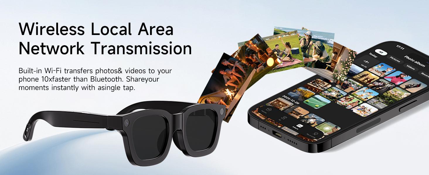 2026 New Electrochromic AI Smart Camera Glasses (8MP) ,1080P Video Recording Glasses,Real Time Translation, ChatGPT AI Voice Assistant, Open-Ear Audio,4-level electrochromic sunglasses for Men Women 2026 New Electrochromic AI Smart Camera Glasses (8MP) ,1080P Video Recording Glasses,Real Time Translation, ChatGPT AI Voice Assistant, Open-Ear Audio,4-level electrochromic sunglasses for Men Women